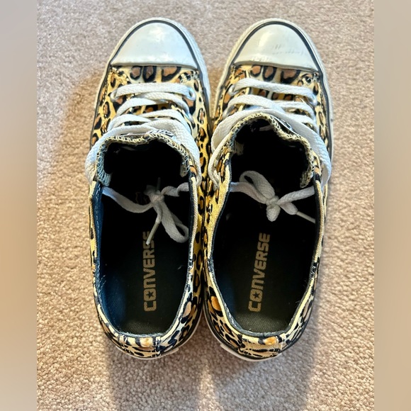 Converse Chuck Taylor All Star Classic Leopard Print Low Top Rare Pattern - Picture 9 of 10